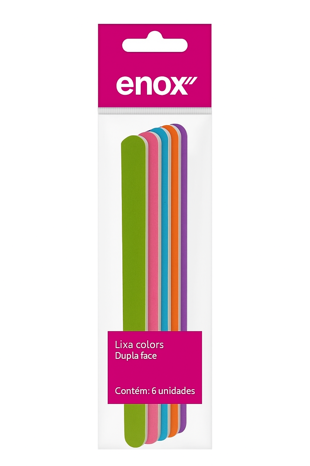 Lixa de unha 6 unidades - Enox