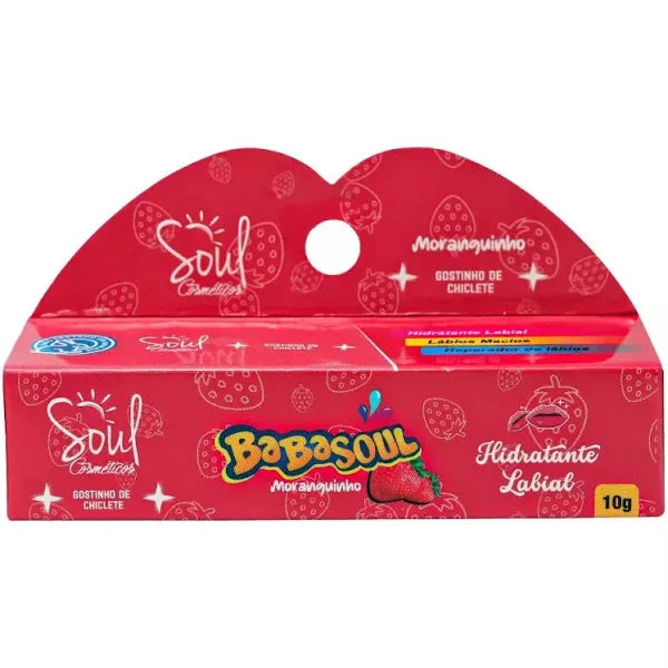 Hidratante Labial Babasoul Moranguinho - Soul Cosméticos
