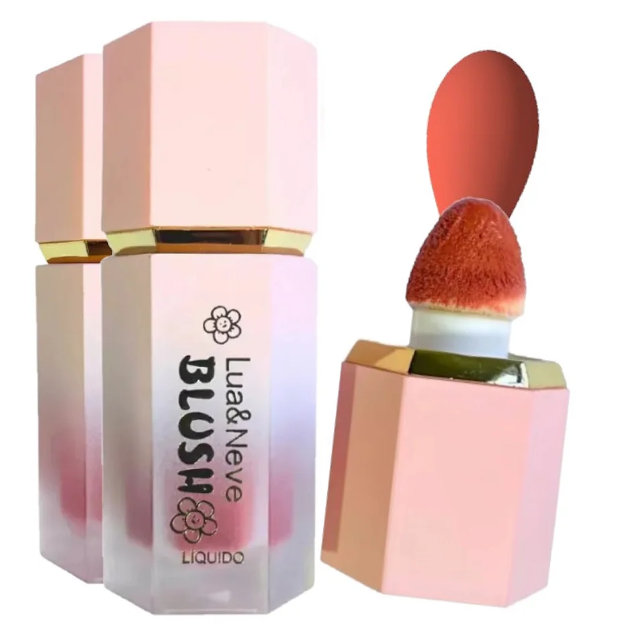 Blush Líquido com Esponja Luxo – Lua e Neve