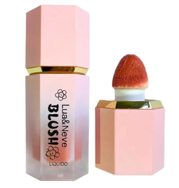 Blush Líquido com Esponja Luxo – Lua e Neve