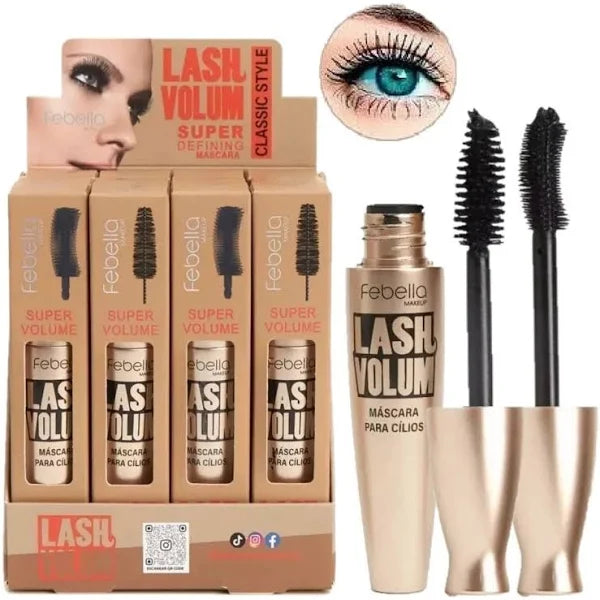 Máscara de Cílios Lash Volume – Febella