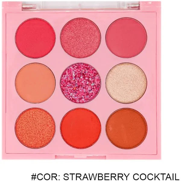 Paleta de Sombras Tropical MORANGO – SP Colors