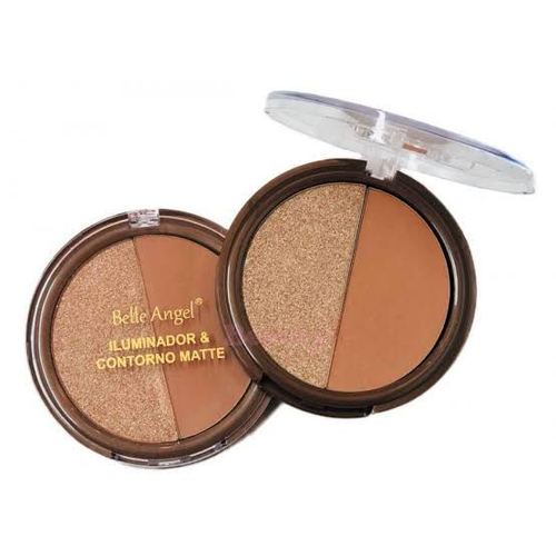 Iluminador e Contorno Matte 2 em 1 – Belle Angel