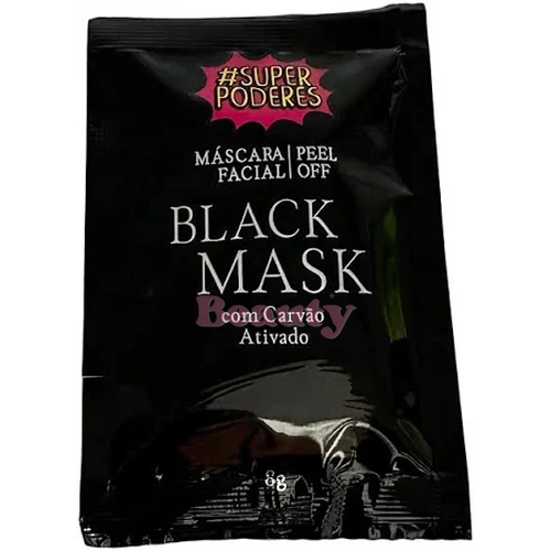 Máscara Facial Sachê Black Mask - Super Poderes