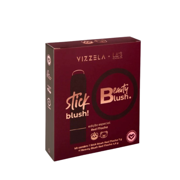 Kit Blushes Red Mocha - Vizzela