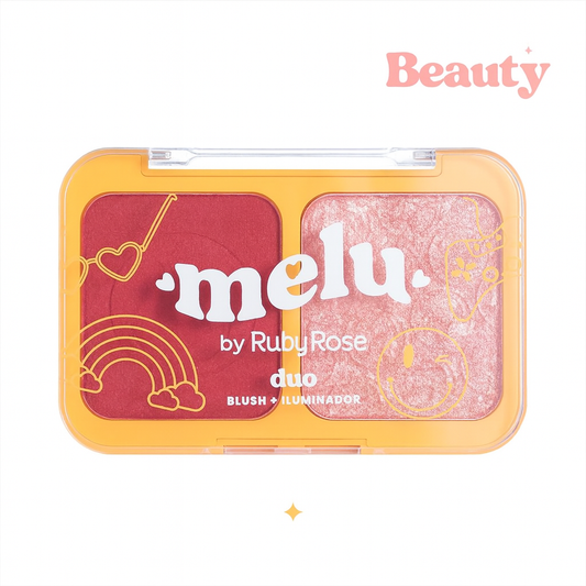 Duo Blush + Iluminador - Melu RubyRose