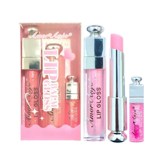 Kit 1 Lip balm + 2 Gloss - Amor e anjo