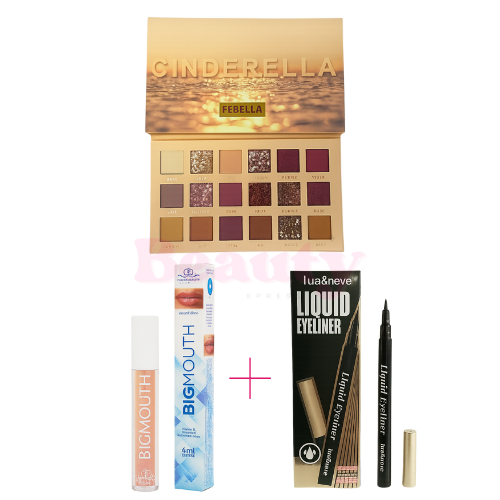 Combo da Semana - Paleta + Delineador + Gloss