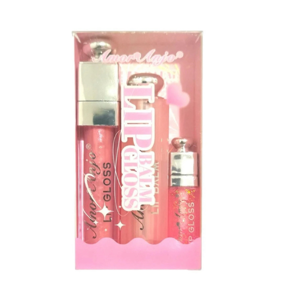 Kit 1 Lip balm + 2 Gloss - Amor e anjo