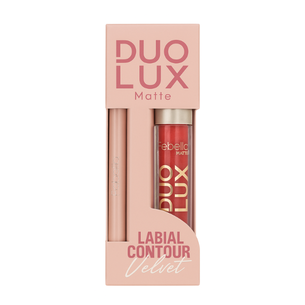 Dux lux batom liquido + contorno labial - Febella