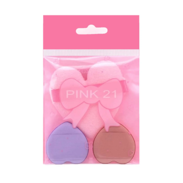 Kit 3 esponjas - Pink 21