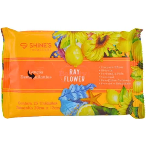 Lenços Demaquilantes Ray flower - Shines