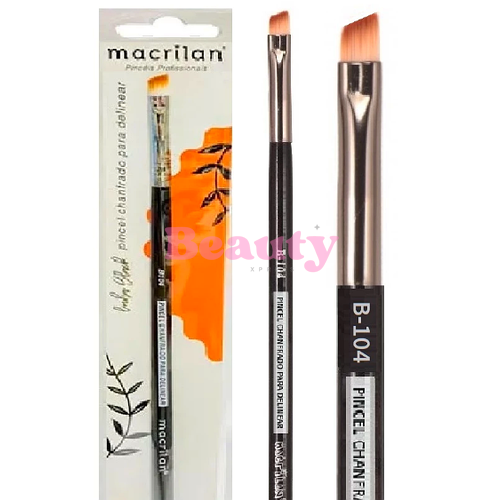 Pincel Profissional Chanfrado Delineador B104 – Macrilan